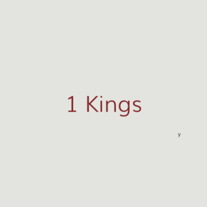 1 Kings
